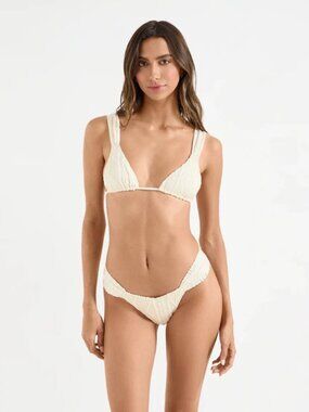 NWT Oneone Swimwear Yulia Top Ice Cream Medium